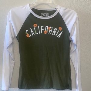 California baseball tee